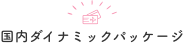 国内ダイナミックパッケージ
