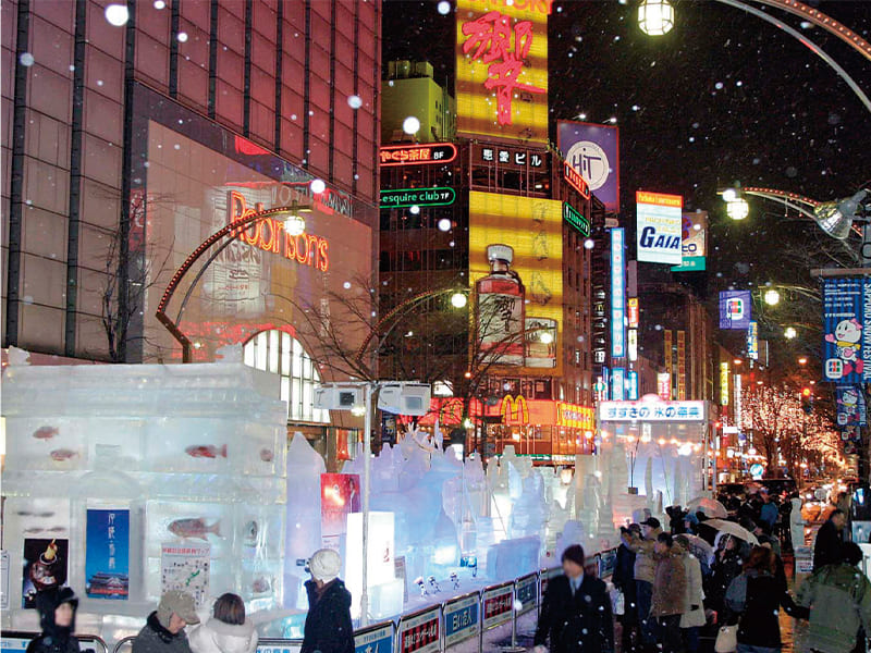 さっぽろ雪まつり（すすきの会場）