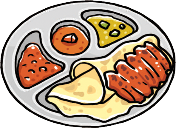 インド料理　カレー　イラスト