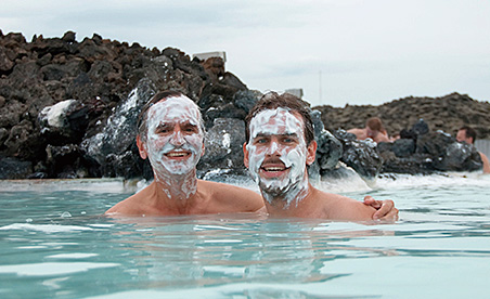 ブルーラグーンの泥パック