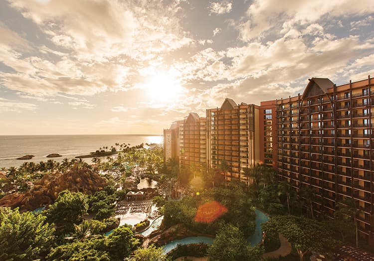 アウラニディズニーリゾート＆スパコオリナハワイ　外観