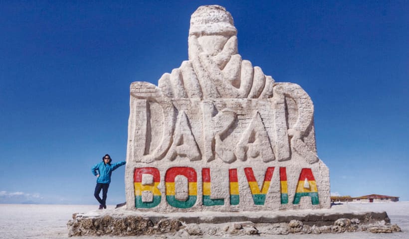 ところどころに塩でできたモニュメントがあるので、お見逃しなく！