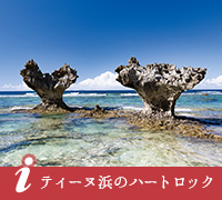 ティーヌ浜のハートロック