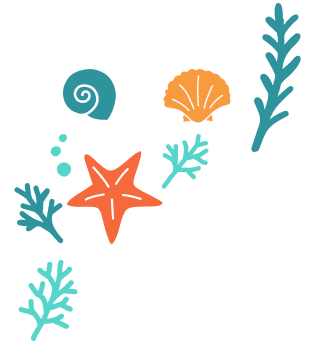 海底の生き物イラスト