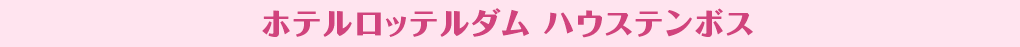 ホテルロッテルダム ハウステンボス