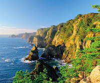 リアス式海岸線