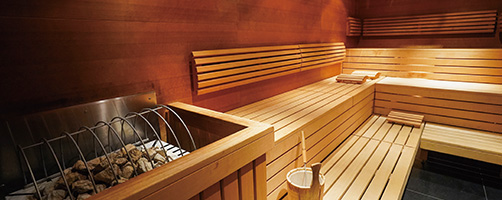 サウナ付きの温泉宿