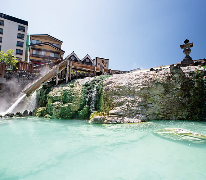 草津温泉 湯畑