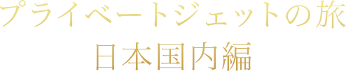 プライベートジェットの旅 日本国内編